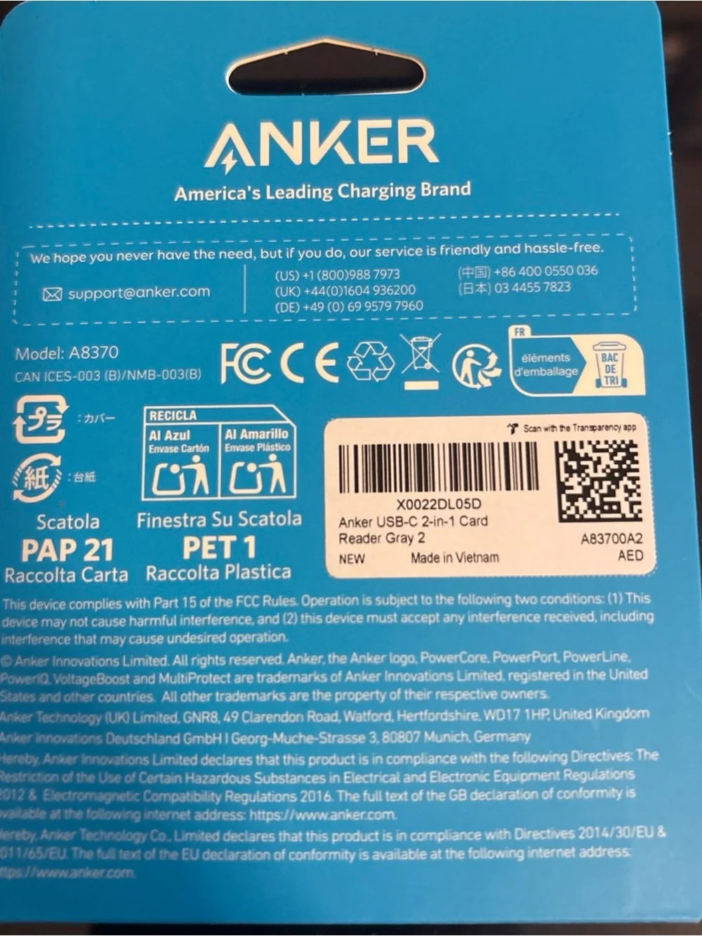 Anker usb sd